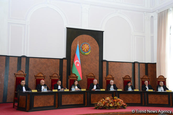 Проходит заседание Пленума Конституционного суда Азербайджана - рассматривается запрос о соответствии роспуска парламента Конституции (ФОТО) (ОБНОВЛЕНО)