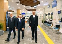 Президент Ильхам Алиев принял участие в открытии комплекса «ASAN Həyat» в Шамахы (ФОТО)