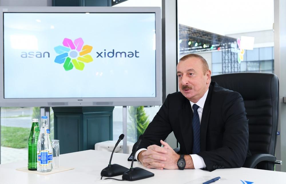Президент Ильхам Алиев принял участие в открытии комплекса «ASAN Həyat» в Шамахы (ФОТО)