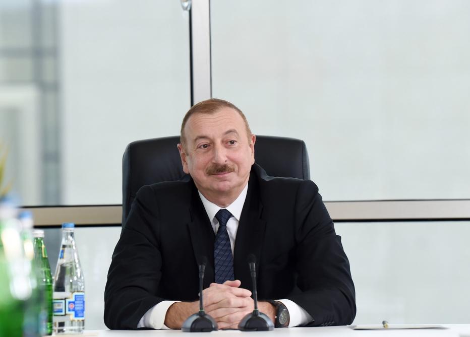 Президент Ильхам Алиев принял участие в открытии комплекса «ASAN Həyat» в Шамахы (ФОТО)