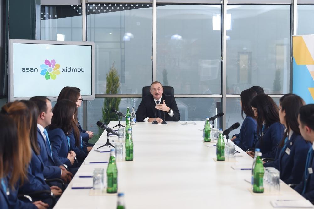 Президент Ильхам Алиев принял участие в открытии комплекса «ASAN Həyat» в Шамахы (ФОТО)