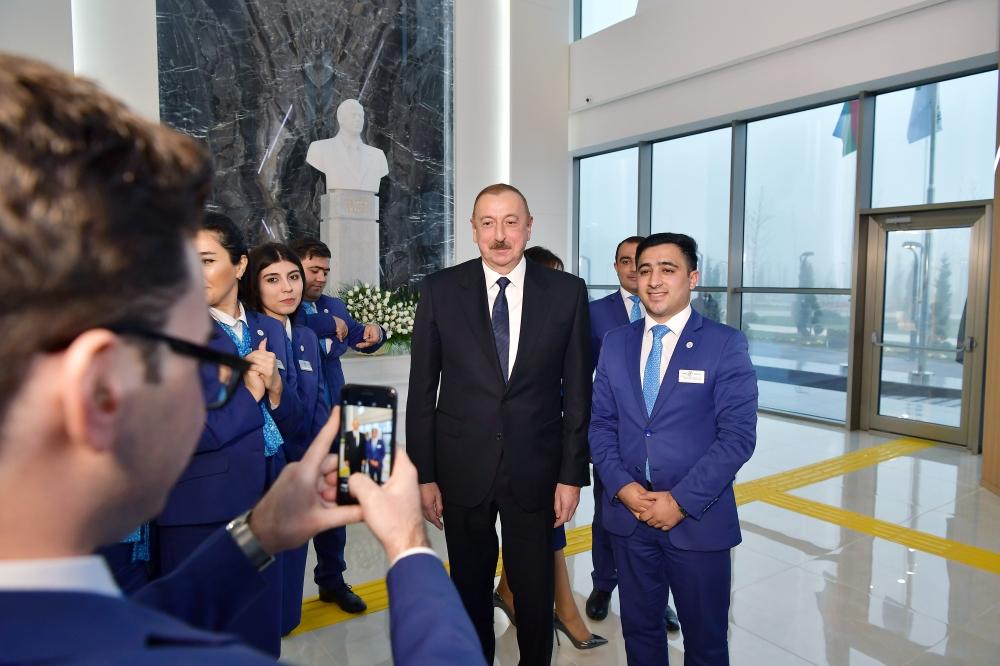 Президент Ильхам Алиев принял участие в открытии комплекса «ASAN Həyat» в Шамахы (ФОТО)