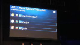 Азербайджанские гимнасты заняли второе место на мировых соревнованиях возрастных групп по прыжкам на батуте (ФОТО)