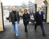 Президент Азербайджана Ильхам Алиев и Первая леди Мехрибан Алиева ознакомились с работами по благоустройству, проведенными вокруг усыпальницы Шаххандан в Шамахы (ФОТО)