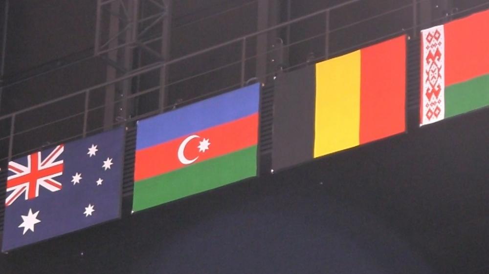Азербайджанские гимнасты заняли второе место на мировых соревнованиях возрастных групп по прыжкам на батуте (ФОТО)