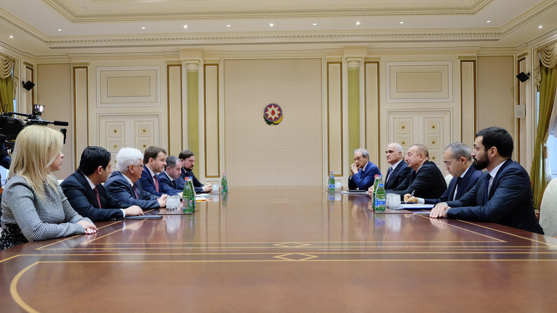 Президент Ильхам Алиев принял делегацию во главе с министром экономического развития России (ФОТО)