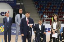 Чемпионат Азербайджана по бочче - солнечные дети и танцы на колясках (ФОТО)