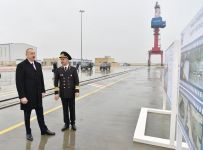 Президент Ильхам Алиев принял участие в сдаче в эксплуатацию первого танкера, построенного на Бакинском судостроительном заводе (ФОТО)