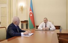 President Ilham Aliyev receives head of Azerbaijan’s AzerEnergy OJSC (PHOTO)