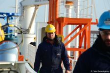 Танкер "Лачин" будет перевозить грузы по Каспию и за его пределами (ФОТО)