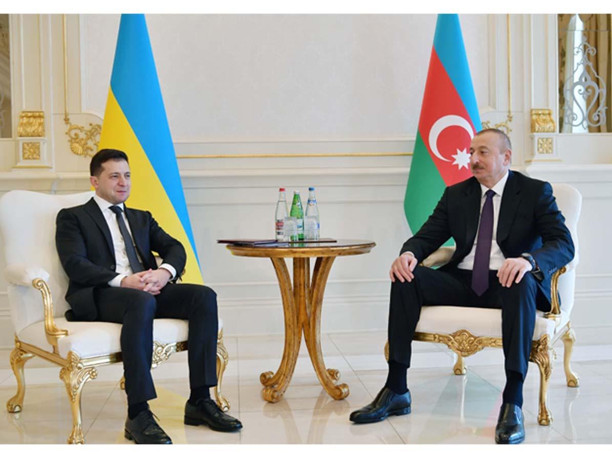 От имени Президента Украины Володимира Зеленского в честь Президента Азербайджана Ильхама Алиева дан ланч
