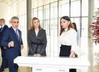 Azerbaijan`s First Vice-President Mehriban Aliyeva and Ukrainian first lady Yelena Zelenskaya visited Heydar Aliyev Center (PHOTO)