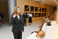 Azerbaijan`s First Vice-President Mehriban Aliyeva and Ukrainian first lady Yelena Zelenskaya visited Heydar Aliyev Center (PHOTO)