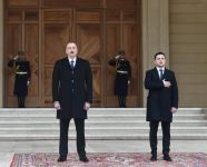 Состоялась церемония официальной встречи Президента Украины Владимира Зеленского в Баку  (ФОТО)
