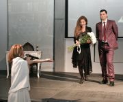 Немного бакинского солнца в холодной воде Каспия - душевный перформанс … (ВИДЕО, ФОТО)