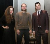 Немного бакинского солнца в холодной воде Каспия - душевный перформанс … (ВИДЕО, ФОТО)