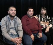 Немного бакинского солнца в холодной воде Каспия - душевный перформанс … (ВИДЕО, ФОТО)