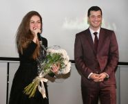 Немного бакинского солнца в холодной воде Каспия - душевный перформанс … (ВИДЕО, ФОТО)