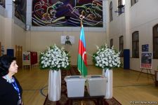 Azerbaijani citizens voting in municipal elections (PHOTO)
