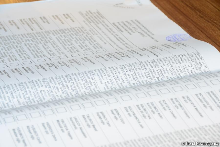 Azerbaijani citizens voting in municipal elections (PHOTO)