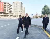 Президент Ильхам Алиев принял участие в открытии Центральной бульварной улицы в «Баку Белый город» (ФОТО) (Версия 2)