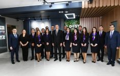 Президент Ильхам Алиев принял участие в открытии  Центра DOST номер два (ФОТО)