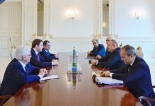 President Ilham Aliyev receives delegation led by Russian minister of economic development (PHOTO)