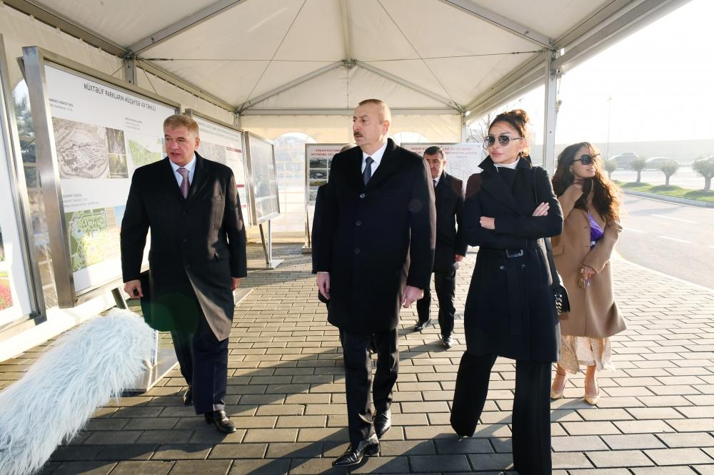 Президент Ильхам Алиев принял участие в открытии Центральной бульварной улицы в «Баку Белый город» (ФОТО) (Версия 2)