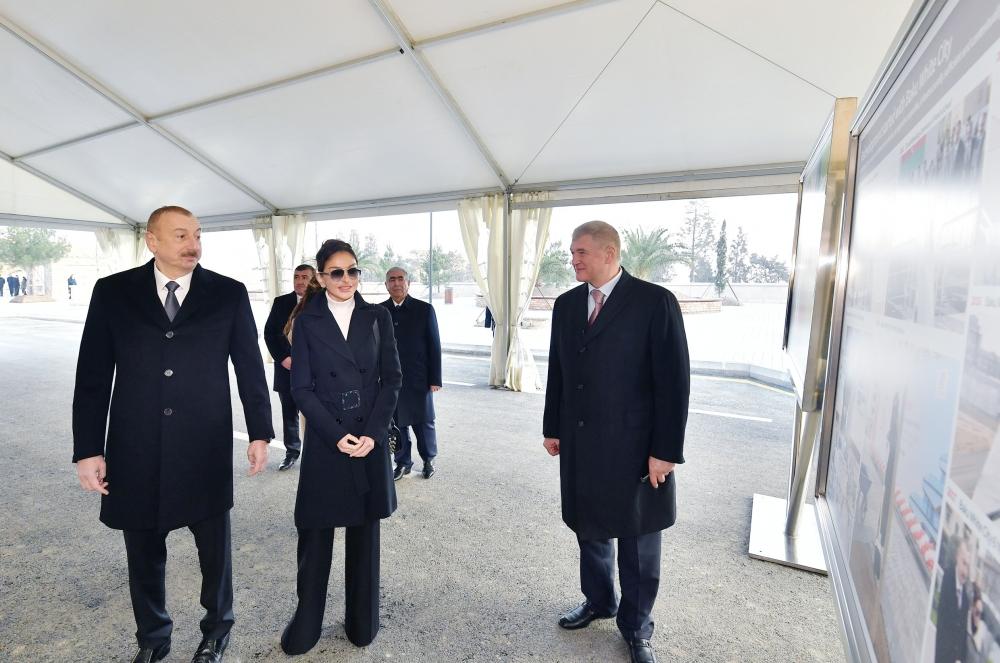 Президент Ильхам Алиев принял участие в открытии Центральной бульварной улицы в «Баку Белый город» (ФОТО) (Версия 2)
