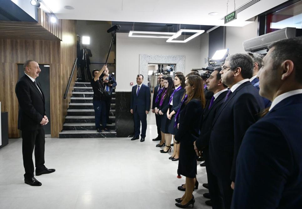 Президент Ильхам Алиев принял участие в открытии  Центра DOST номер два (ФОТО)