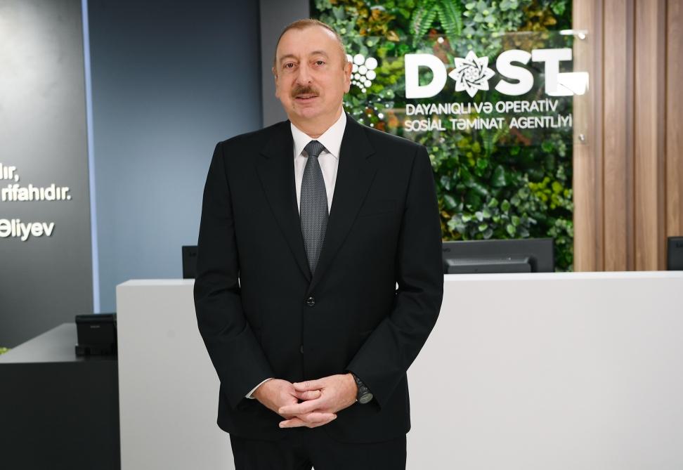 Президент Ильхам Алиев принял участие в открытии  Центра DOST номер два (ФОТО)