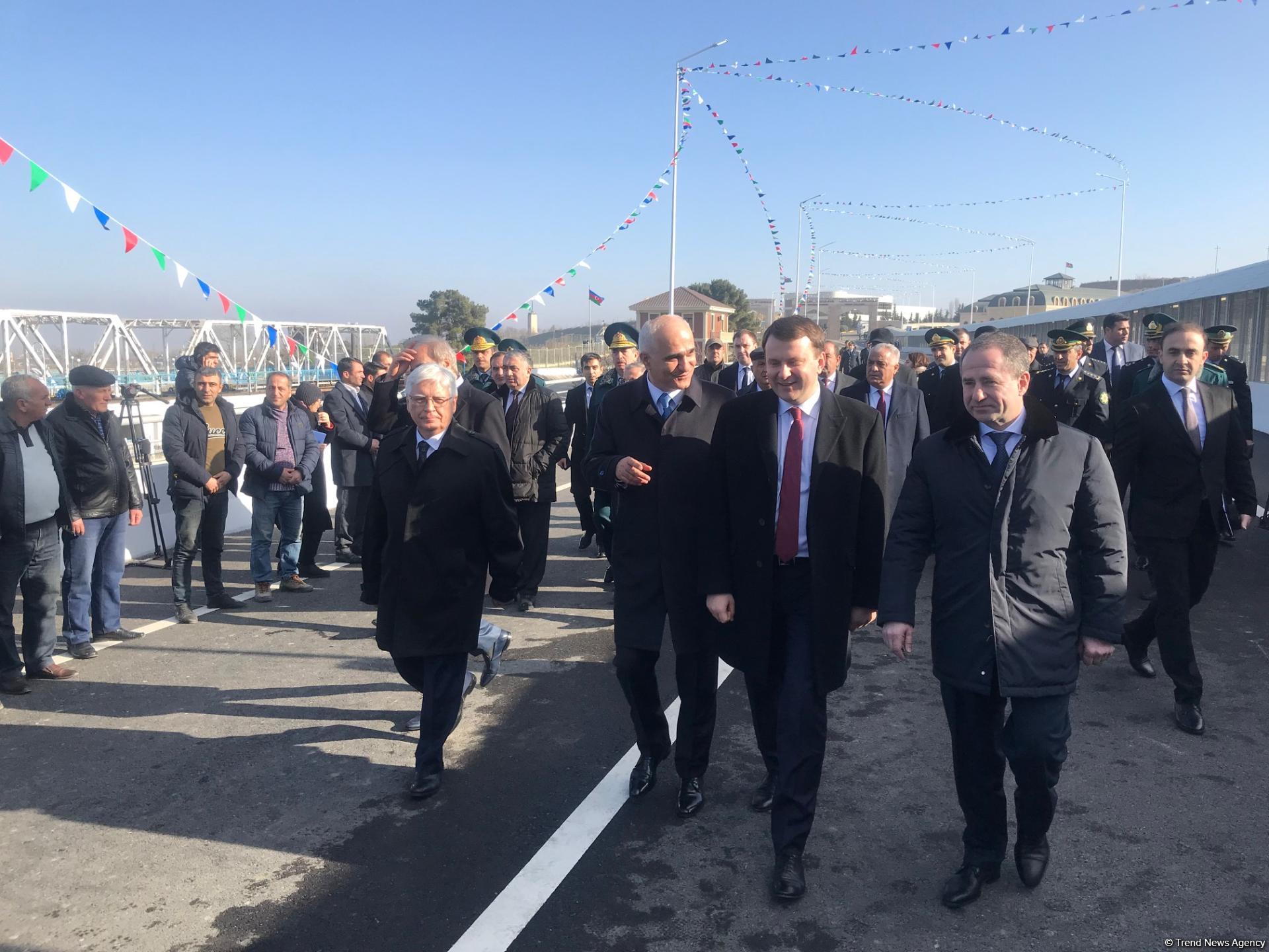 Состоялось открытие моста на реке Самур между Азербайджаном и Россией (ФОТО)