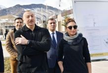 Президент Ильхам Алиев и Первая леди Мехрибан Алиева ознакомились с работами, проведенными в туристическом центре «Шахдаг» (ФОТО/ВИДЕО)