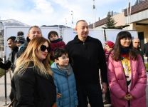 Президент Ильхам Алиев и Первая леди Мехрибан Алиева ознакомились с работами, проведенными в туристическом центре «Шахдаг» (ФОТО/ВИДЕО)
