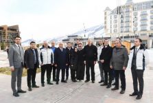 Президент Ильхам Алиев и Первая леди Мехрибан Алиева ознакомились с работами, проведенными в туристическом центре «Шахдаг» (ФОТО/ВИДЕО)