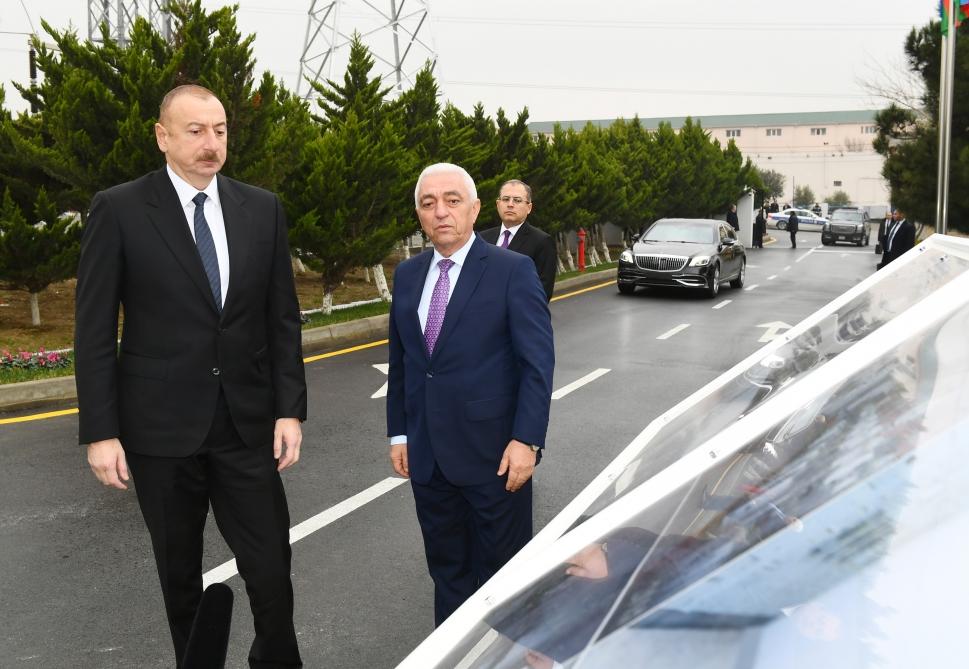 Президент Ильхам Алиев принял участие в открытии подстанций «Мушфиг» и «Забрат» (ФОТО)