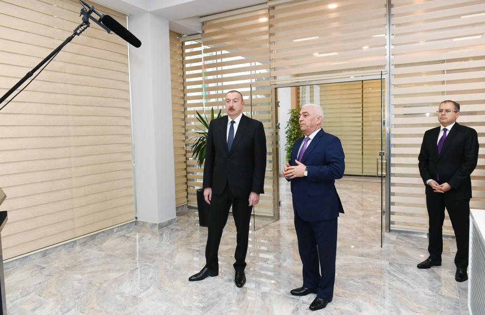 Президент Ильхам Алиев принял участие в открытии подстанций «Мушфиг» и «Забрат» (ФОТО)