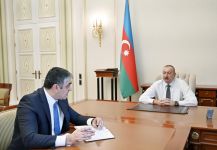 Президент Ильхам Алиев принял министра транспорта, связи и высоких технологий (ФОТО/ВИДЕО)