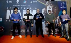 Оригинальная презентация фильма в Баку … со штангой и тяжелоатлетами (ВИДЕО, ФОТО)