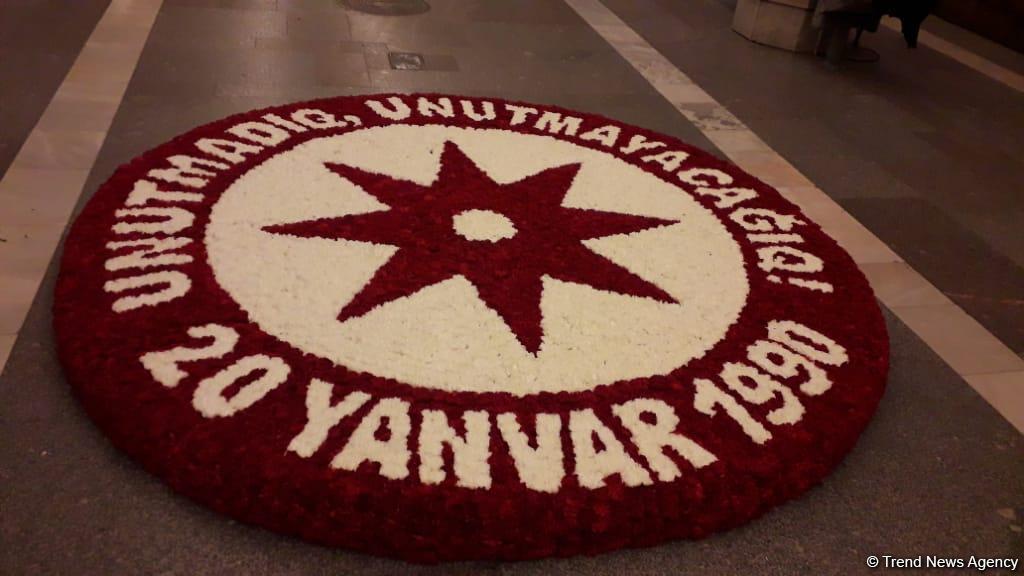 В Азербайджане память шехидов почтена  минутой молчания, приостановлено движение транспорта (ФОТО)