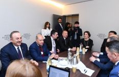 Президент Ильхам Алиев принял участие в заседании в рамках Всемирного экономического форума (ФОТО)