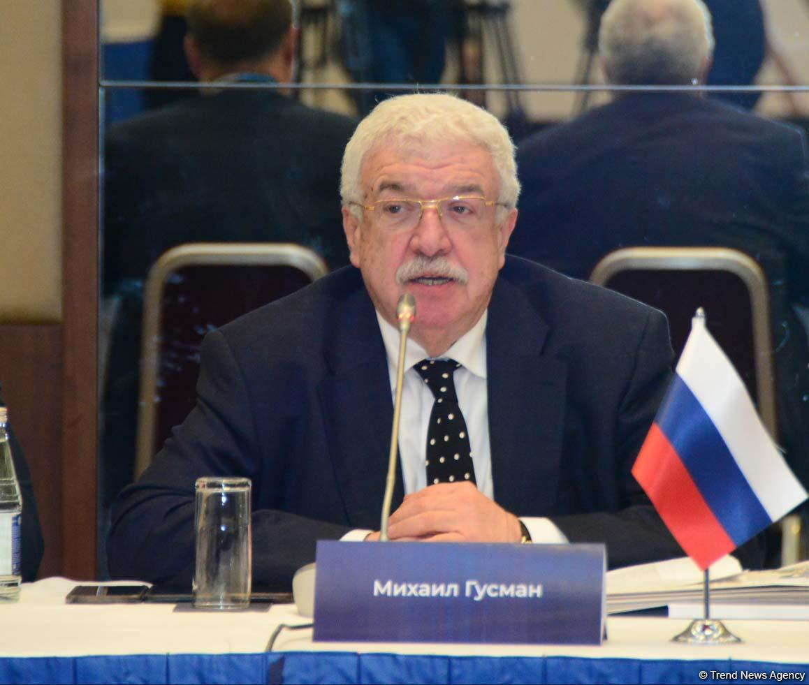 Михаил Гусман поблагодарил Президента Ильхама Алиева и Первого вице-президента Мехрибан Алиеву