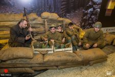 В Баку воссоздана атмосфера Первой мировой войны – самолет, солдаты, 100 грамм для храбрости (ВИДЕО, ФОТО)