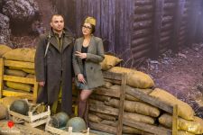 В Баку воссоздана атмосфера Первой мировой войны – самолет, солдаты, 100 грамм для храбрости (ВИДЕО, ФОТО)