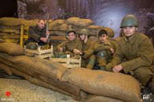 В Баку воссоздана атмосфера Первой мировой войны – самолет, солдаты, 100 грамм для храбрости (ВИДЕО, ФОТО)