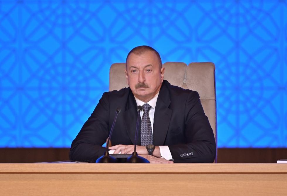 Президент Ильхам Алиев принял участие в конференции, посвященной итогам первого года реализации Госпрограммы социально-экономического развития регионов в 2019-2023 годах (ФОТО)