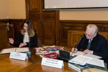 Азербайджанский национальный музей ковра договорился о сотрудничестве с Эрмитажем (ФОТО)
