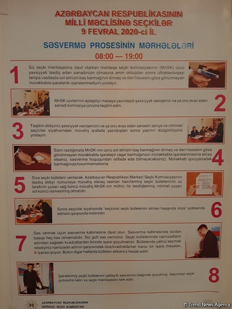 Azerbaijani people voting in parliamentary elections (PHOTO)