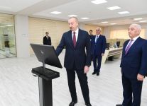 Azerbaijani president attends opening of Dubandi power sub-station (PHOTO)