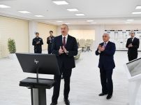 Azerbaijani president attends opening of Dubandi power sub-station (PHOTO)